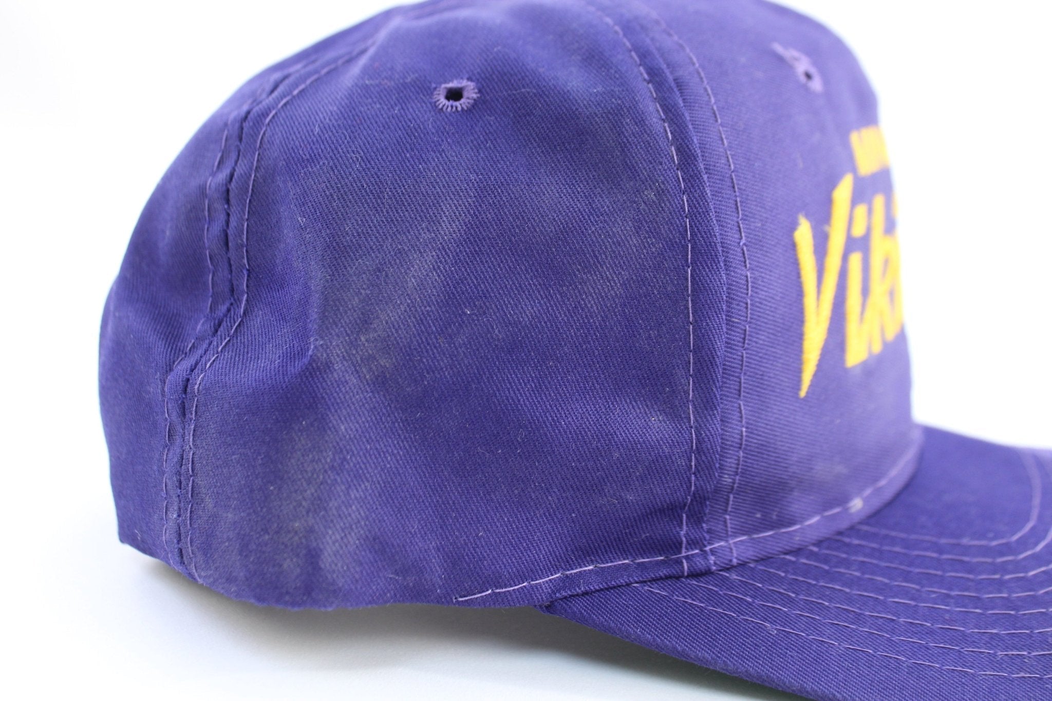 90's Minnesota Vikings Sports Specialties Twill SnapBack Hat - Hats - Thrifted Threads