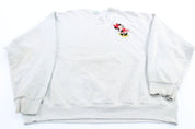 90's Minnie Mouse Embroidered Sweatshirt - Sweatshirt - Thrifted Threads