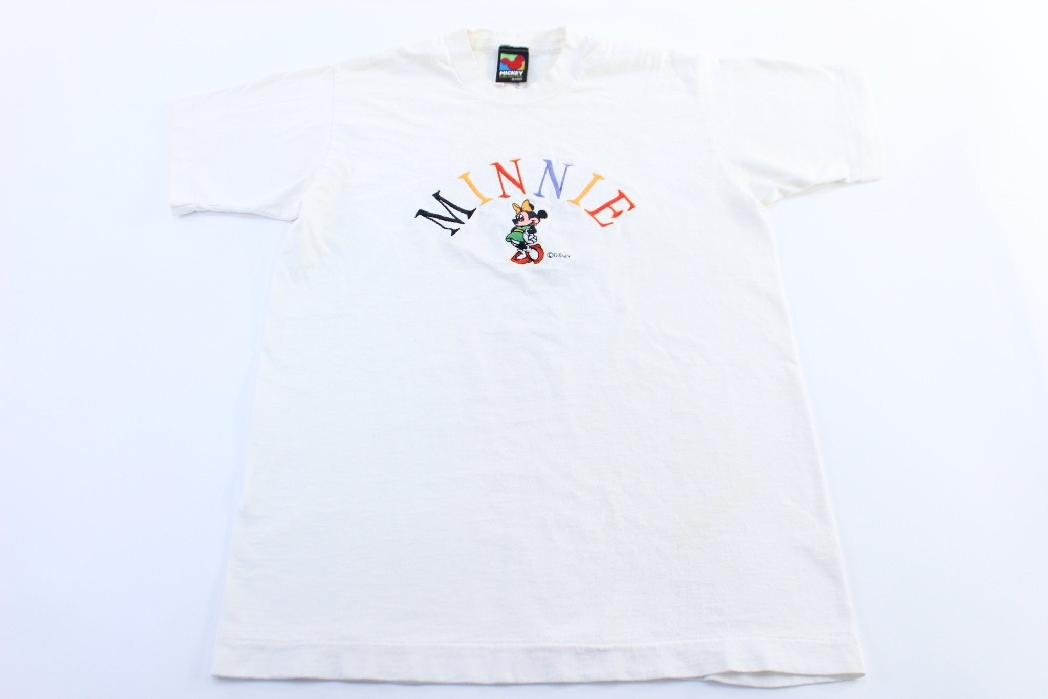90's Minnie Mouse Embroidered T-Shirt - ThriftedThreads.com