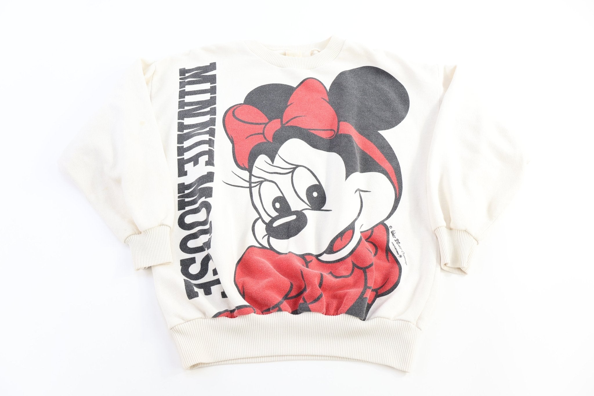90's Minnie Mouse Graphic Pullover Sweater - Sweater - Thrifted Threads
