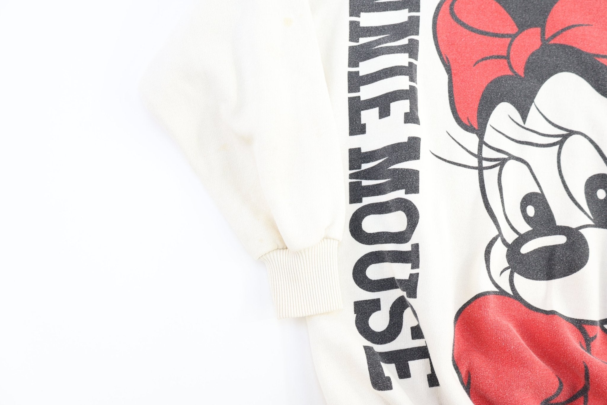 90's Minnie Mouse Graphic Pullover Sweater - Sweater - Thrifted Threads