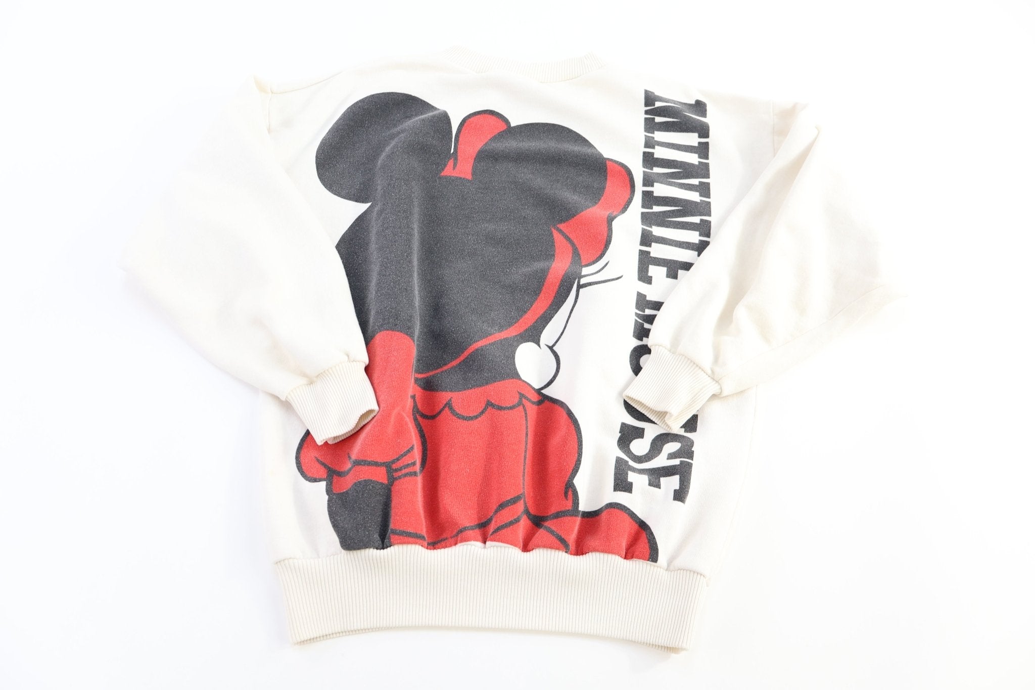 90's Minnie Mouse Graphic Pullover Sweater - Sweater - Thrifted Threads
