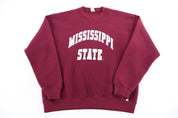 90's Mississippi State University Sweatshirt - Sweatshirt - Thrifted Threads