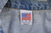 90's M&M's Medium Wash Denim Jackets - Jacket - Thrifted Threads