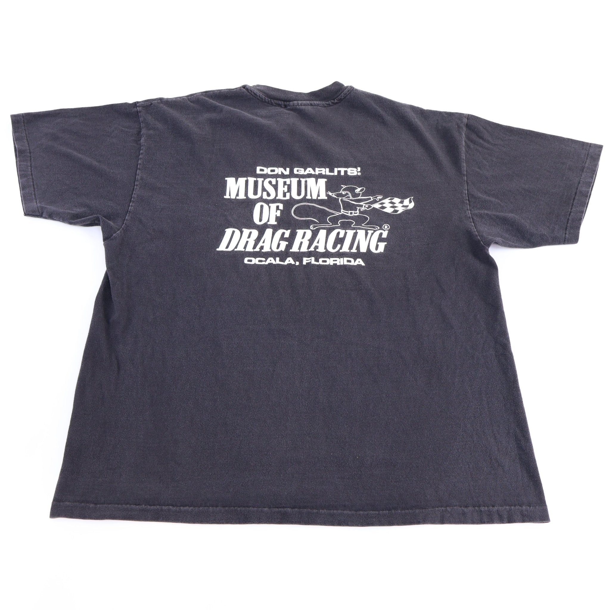 90's Museum of Drag Racing Graphic T-shirt - Shirts & Tops - Thrifted Threads