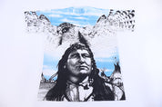 90's Native American All Over Graphic T-shirt - Shirts & Tops - Thrifted Threads