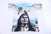 90's Native American All Over Graphic T-shirt - Shirts & Tops - Thrifted Threads