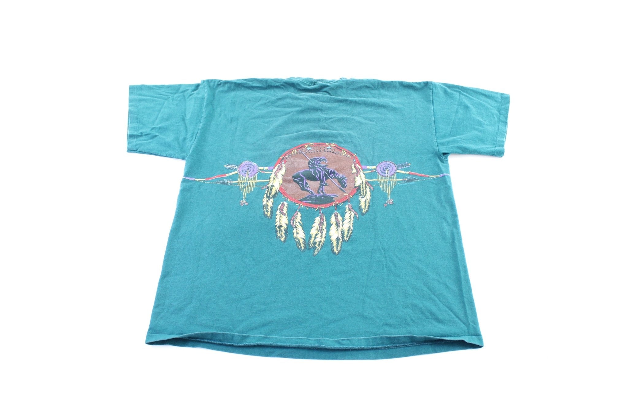 90's Native American Dreamcatcher Graphic T-Shirt - ThriftedThreads.com