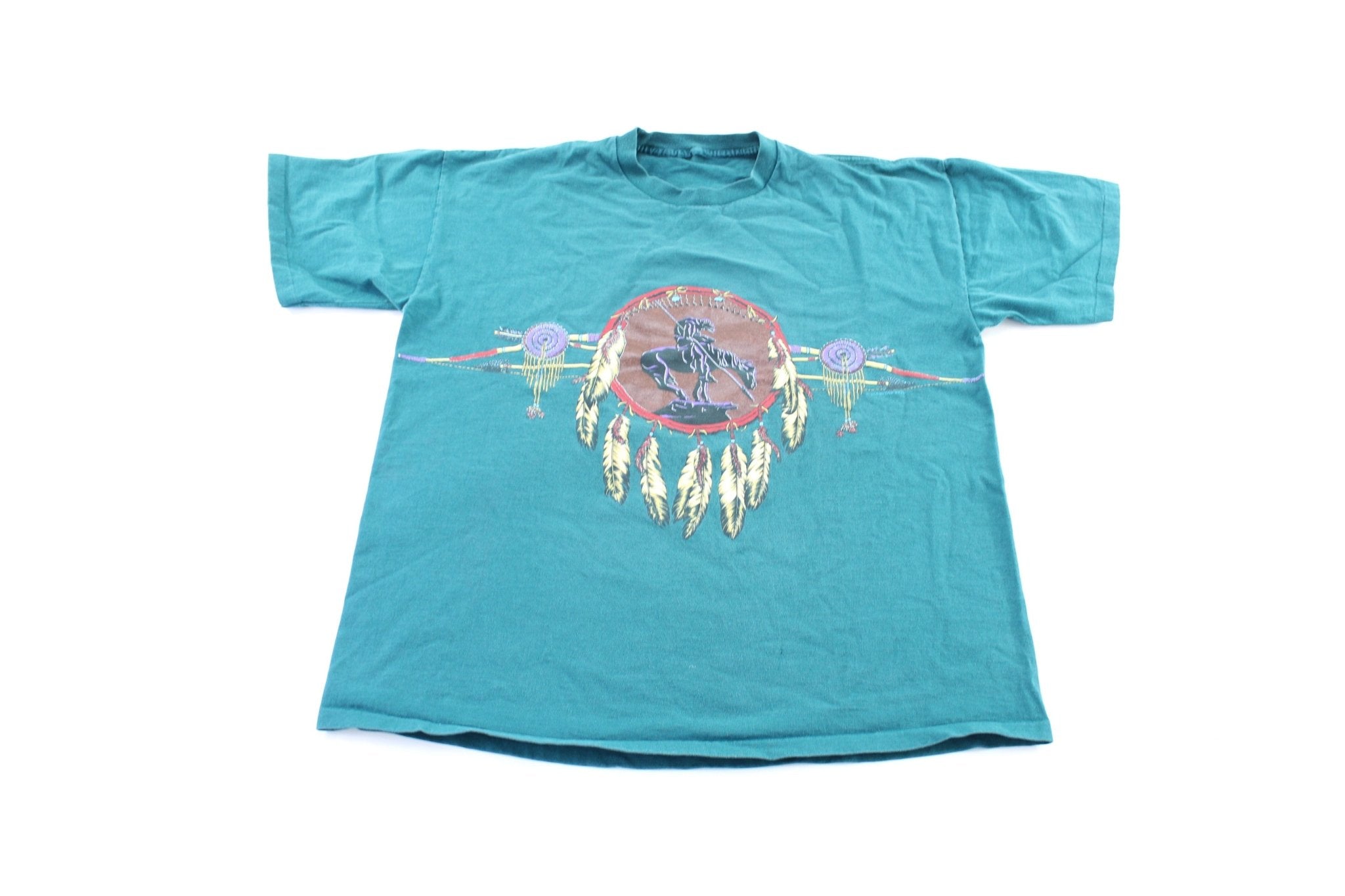 90's Native American Dreamcatcher Graphic T-Shirt - ThriftedThreads.com