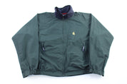 90's Nautica Embroidered Logo Green Zip Up Jacket - Jacket - Thrifted Threads