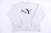 90's New York City Grey Sweatshirt - Sweatshirt - Thrifted Threads