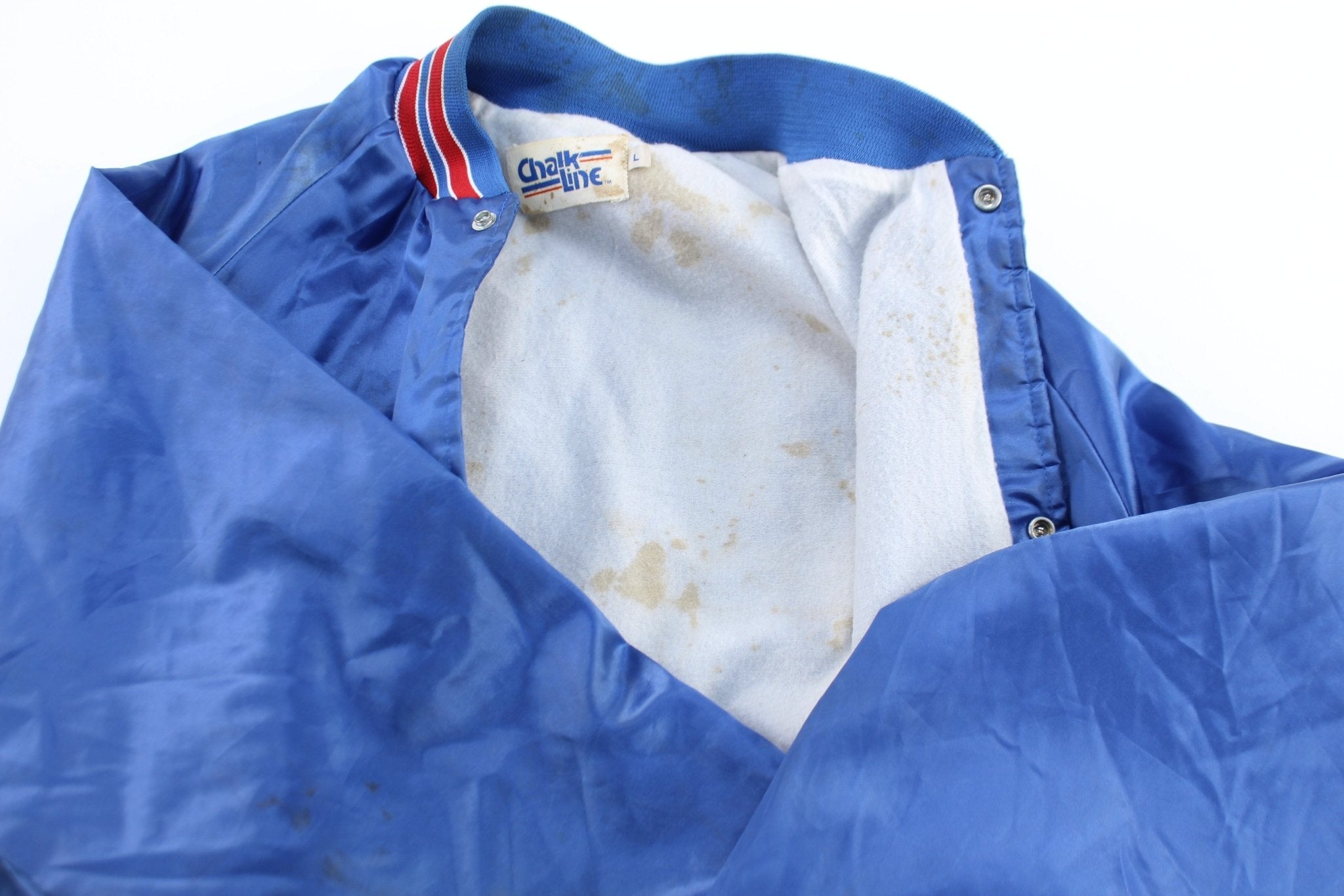 90's New York Giants Chalk Line Jacket - ThriftedThreads.com