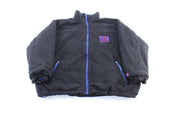 90's New York Giants Embroidered Reversible Zip Up Jacket - Jacket - Thrifted Threads