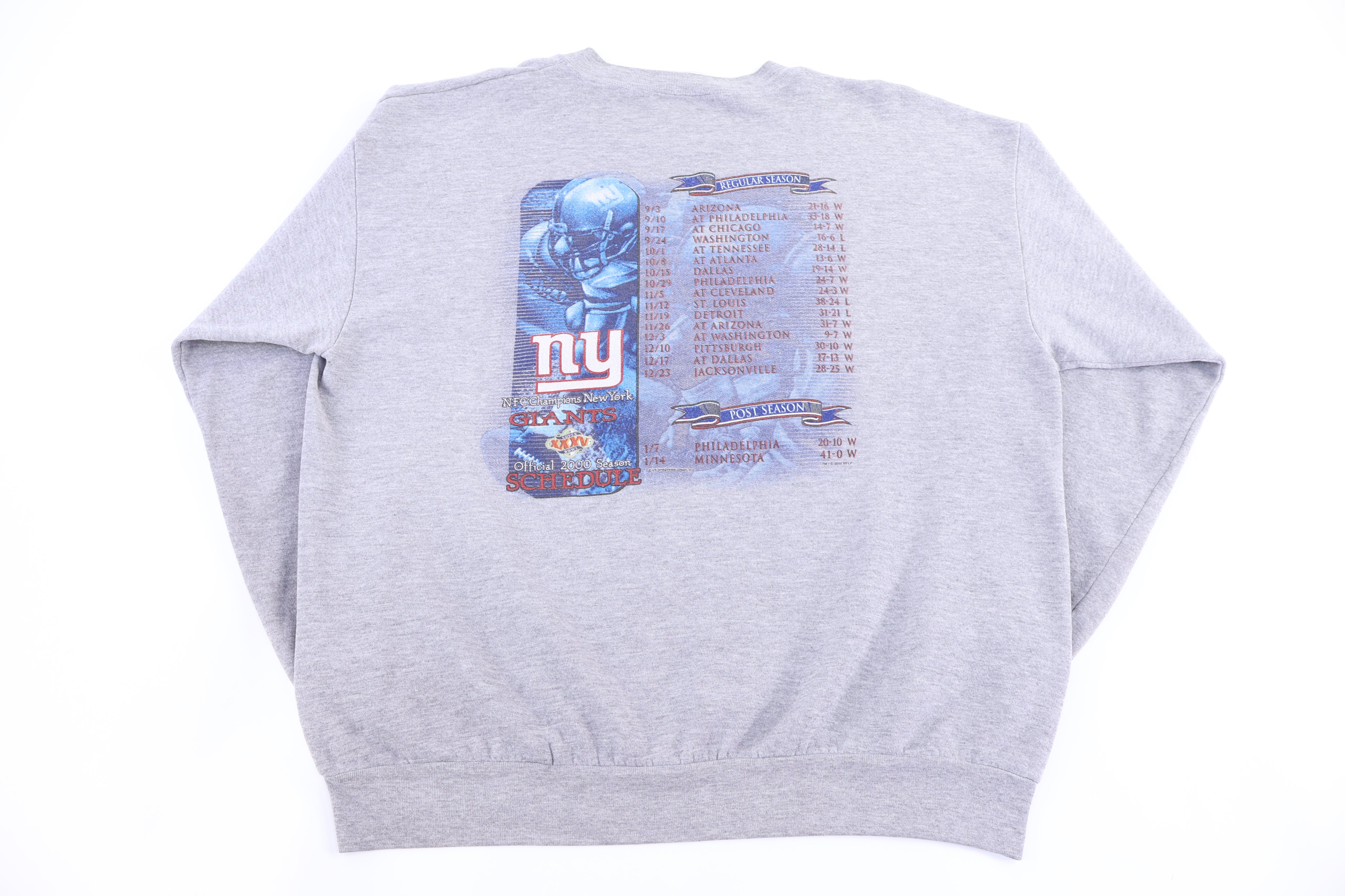 90's New York Giants Football Sweatshirt - Sweatshirt - Thrifted Threads