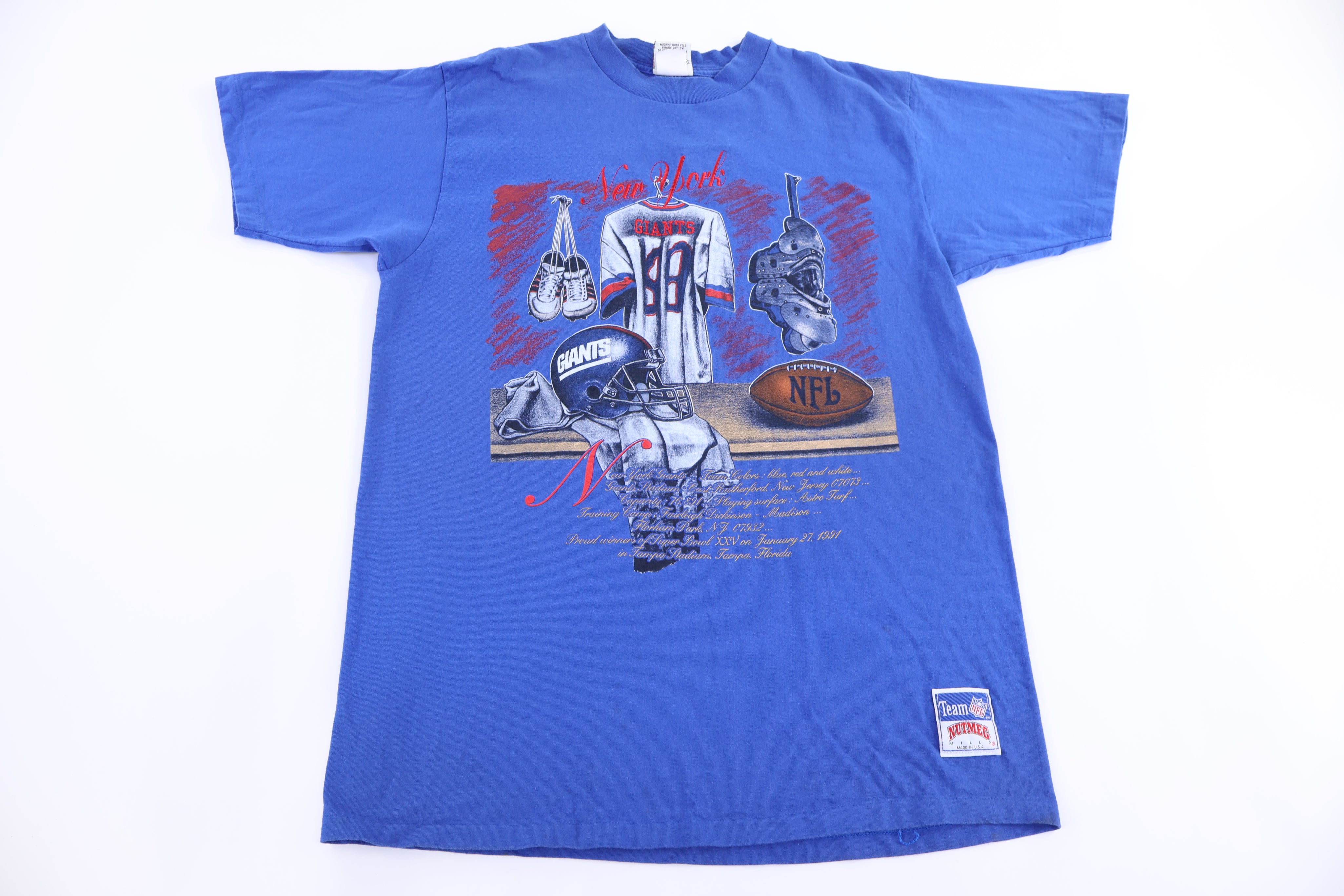 90's New York Giants Football T-shirt - Shirts & Tops - Thrifted Threads