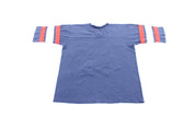 90's New York Giants Striped T-Shirt - ThriftedThreads.com