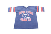 90's New York Giants Striped T-Shirt - ThriftedThreads.com