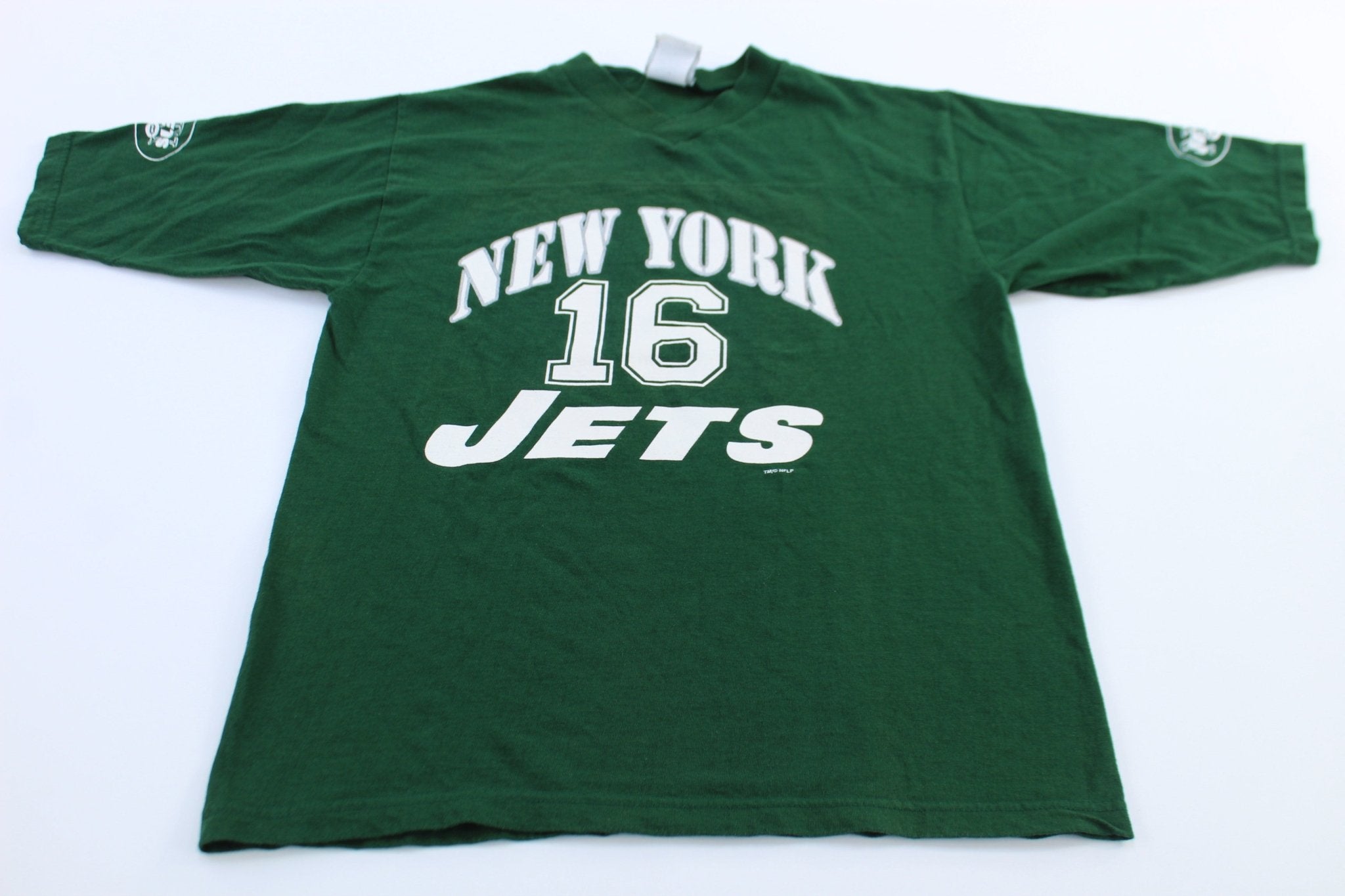 90's New York Jets Vinny Testaverde Jersey T-Shirt - ThriftedThreads.com