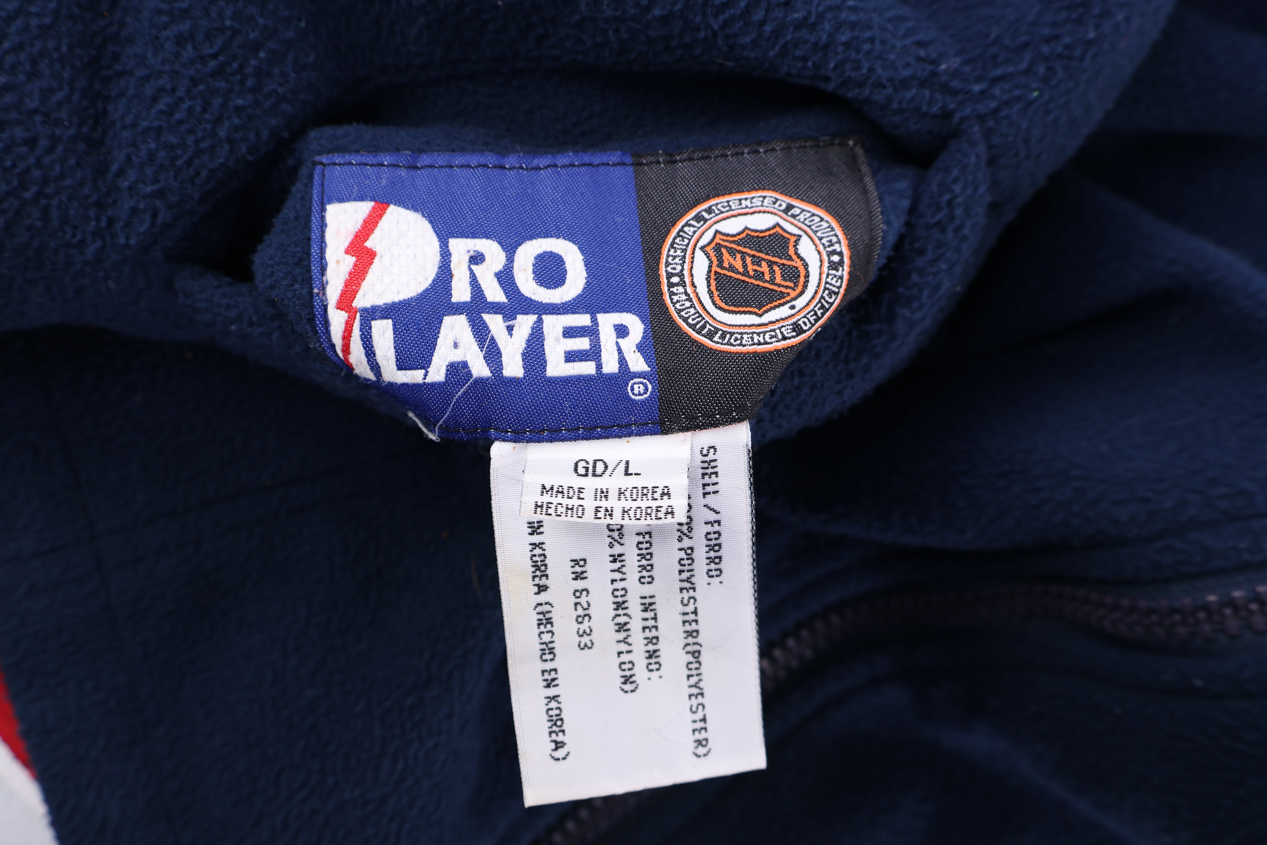 90's New York Rangers Hockey Full Zip Reversible Jacket - Jacket - Thrifted Threads