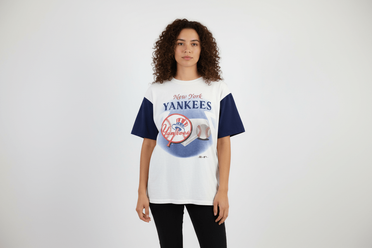 90's New York Yankees Baseball T-shirt - Shirts & Tops - Thrifted Threads