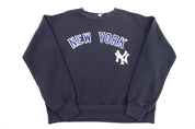 90's New York Yankees Pullover Sweater - Sweater - Thrifted Threads