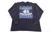 90's New York Yankees Subway Series Champions LS T-shirt - Shirts & Tops - Thrifted Threads