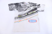 90's NHRA Drag Racing All Over Graphic T-shirt - Shirts & Tops - Thrifted Threads