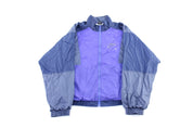 90's Nike Air Embroidered Logo Navy Blue, Violet, & Grey Zip Up Jacket - ThriftedThreads.com