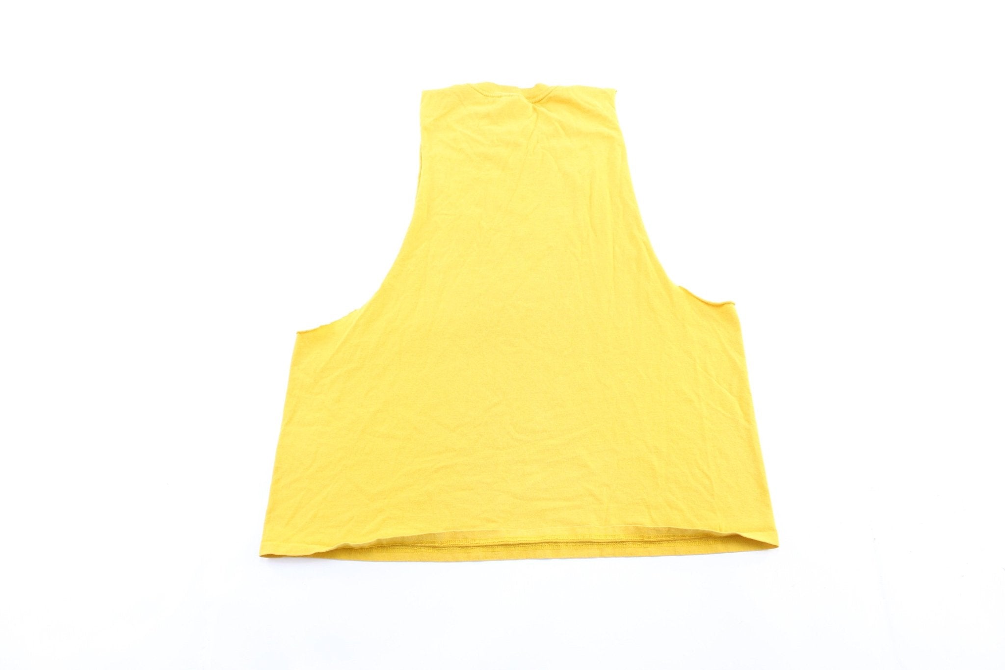 90's Nike Athletics Yellow Tank Top - ThriftedThreads.com