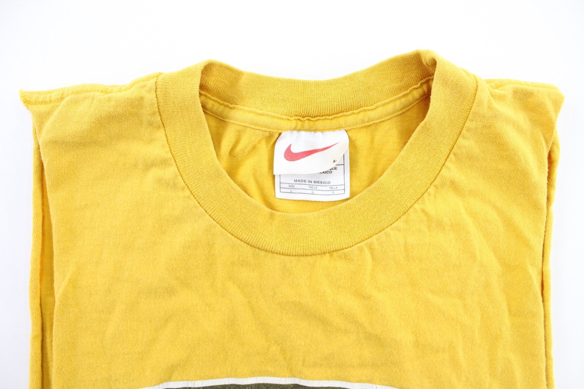 90's Nike Athletics Yellow Tank Top - ThriftedThreads.com