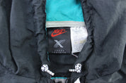 90's Nike Cross Training White, Black, & Turquoise Windbreaker Jacket - Jacket - Thrifted Threads