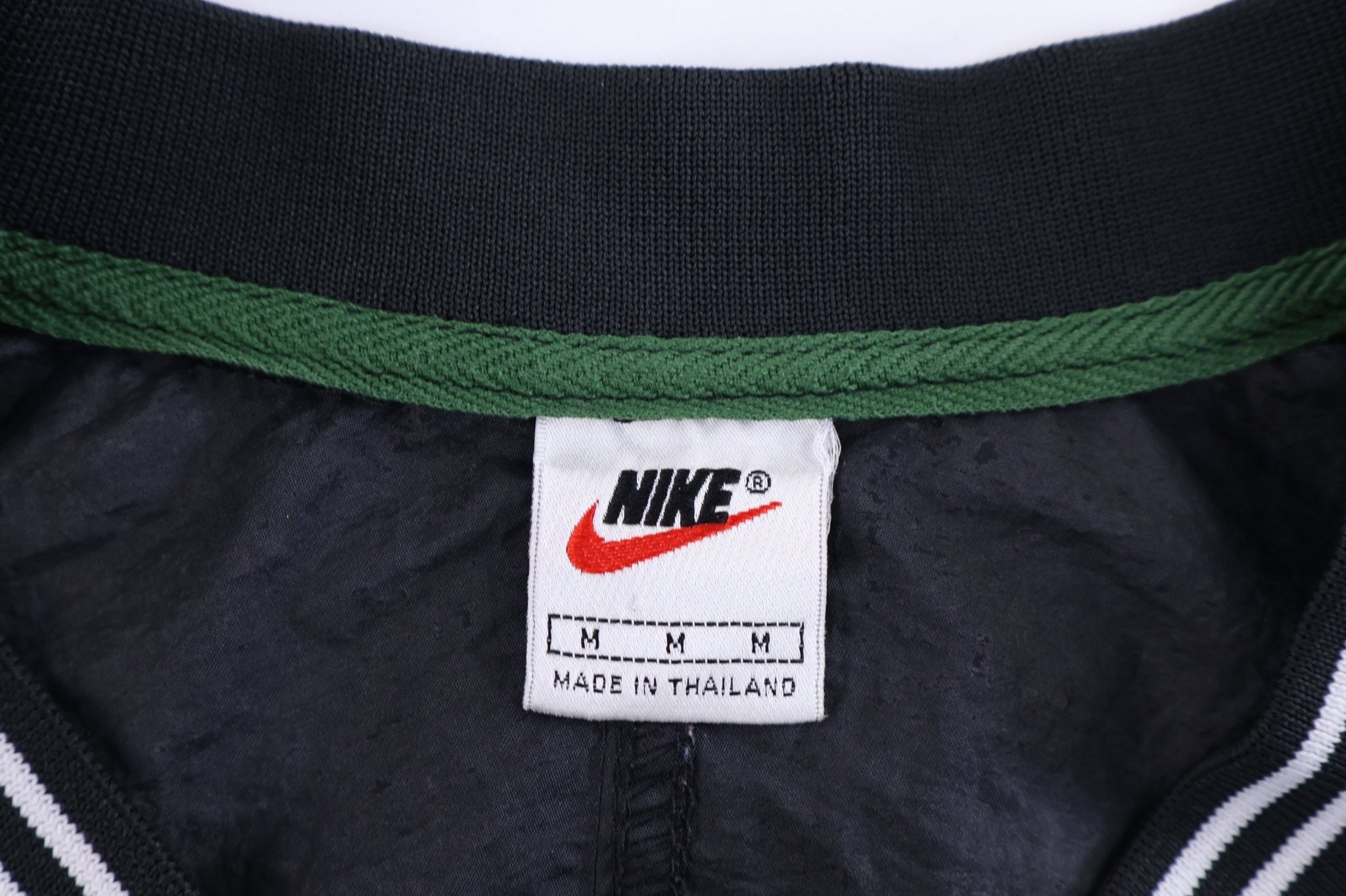 90's Nike Embroidered Logo Black Pullover Windbreaker - Jacket - Thrifted Threads
