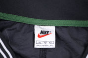 90's Nike Embroidered Logo Black Pullover Windbreaker - Jacket - Thrifted Threads