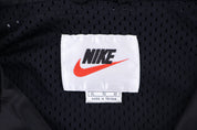 90's Nike Embroidered Logo Black & White Full Zip Jacket - Jacket - Thrifted Threads