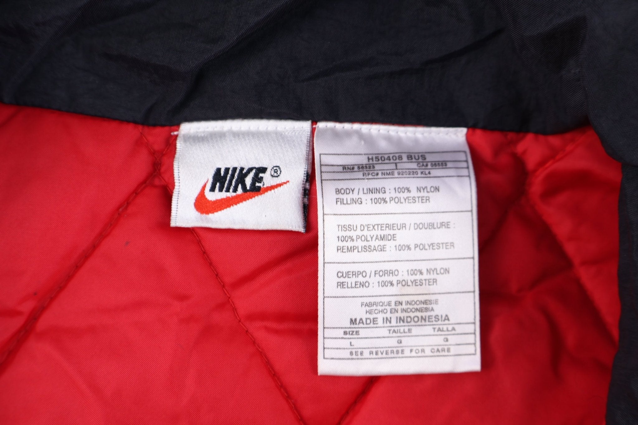 90's Nike Embroidered Logo Blue & Black Half Zip Jacket - Jacket - Thrifted Threads