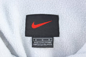 90's Nike Embroidered Logo Blue Full Zip Parka Jacket - Jacket - Thrifted Threads