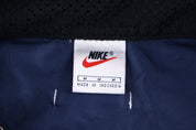 90's Nike Embroidered Logo blue full Zip Vest - Vest - Thrifted Threads