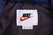 90's Nike Embroidered Logo Blue Full Zip Vest - Vest - Thrifted Threads