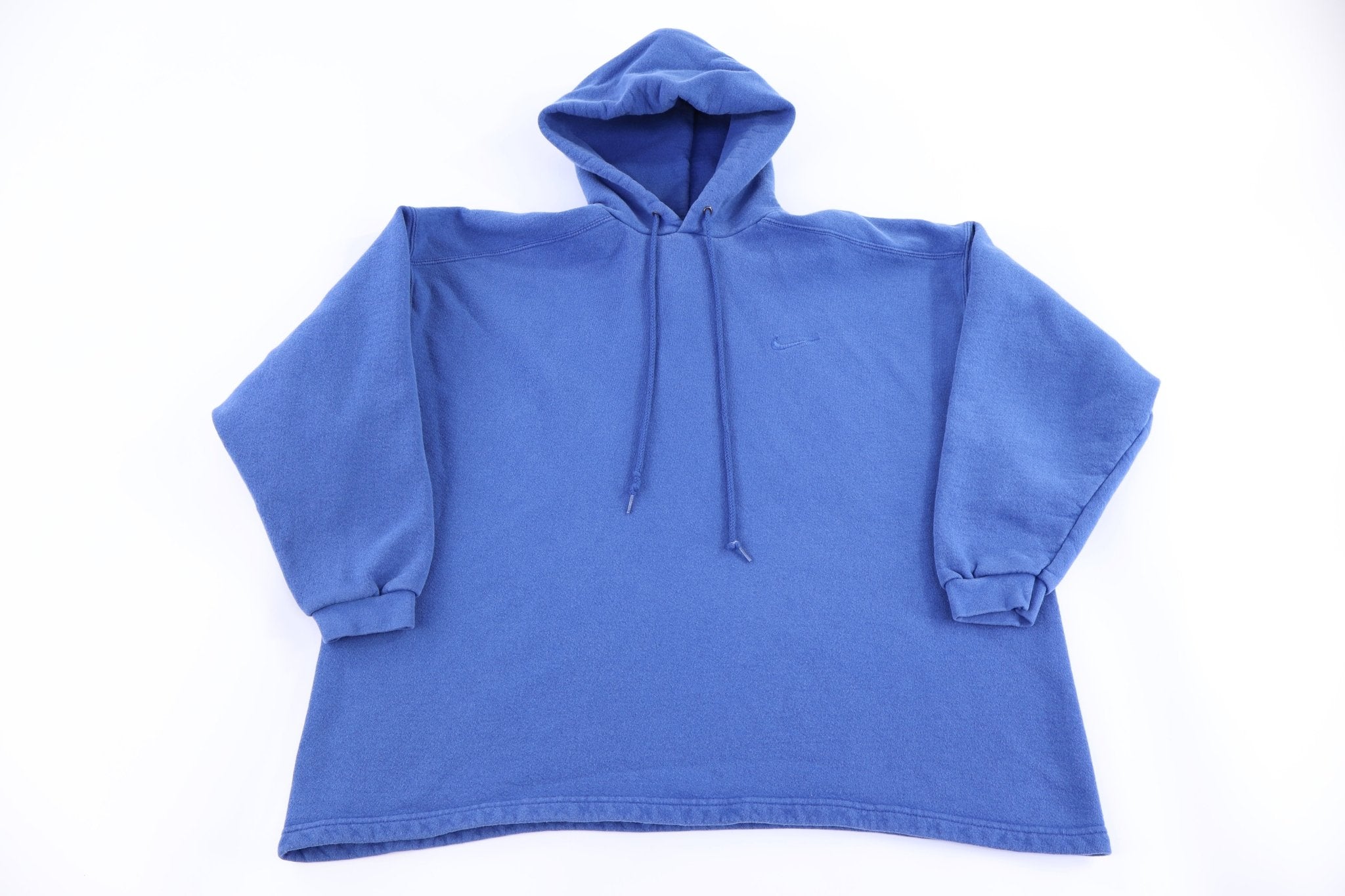 90's Nike Embroidered Logo Blue Sweatshirt - Sweatshirt - Thrifted Threads