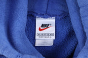 90's Nike Embroidered Logo Blue Sweatshirt - Sweatshirt - Thrifted Threads