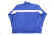 90's Nike Embroidered Logo Blue & White Full Zip Jacket - Jacket - Thrifted Threads