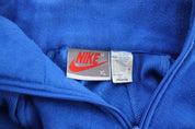 90's Nike Embroidered Logo Blue & White Track Jacket - Jacket - Thrifted Threads