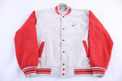 90's Nike Embroidered Logo Bomber Jacket - Jacket - Thrifted Threads