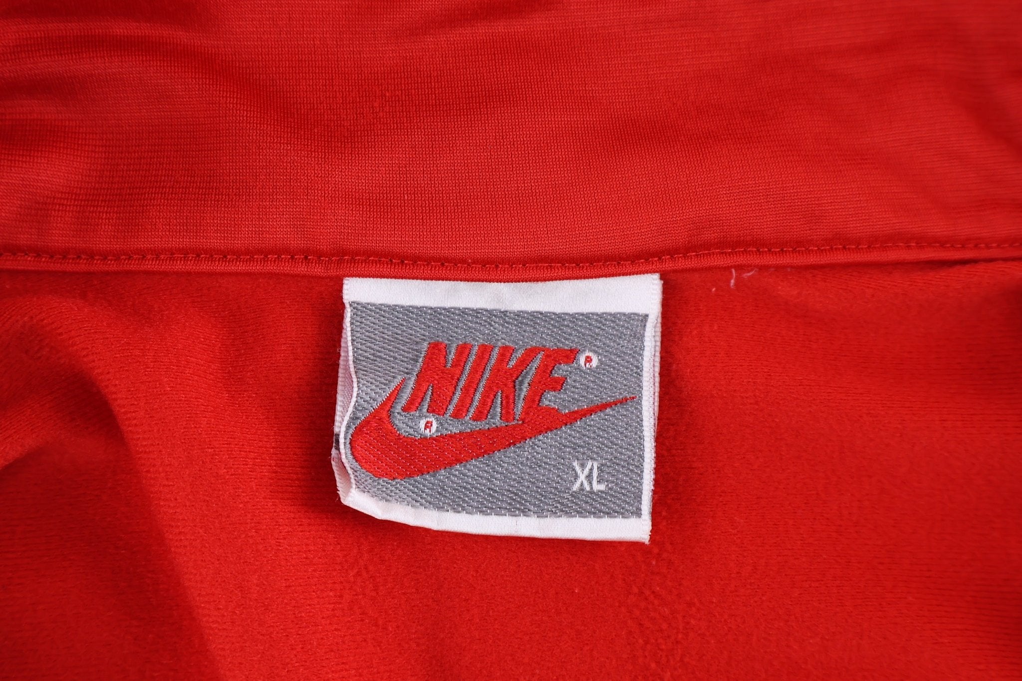 90's Nike Embroidered Logo Full Zip Track Jacket - jacket - Thrifted Threads