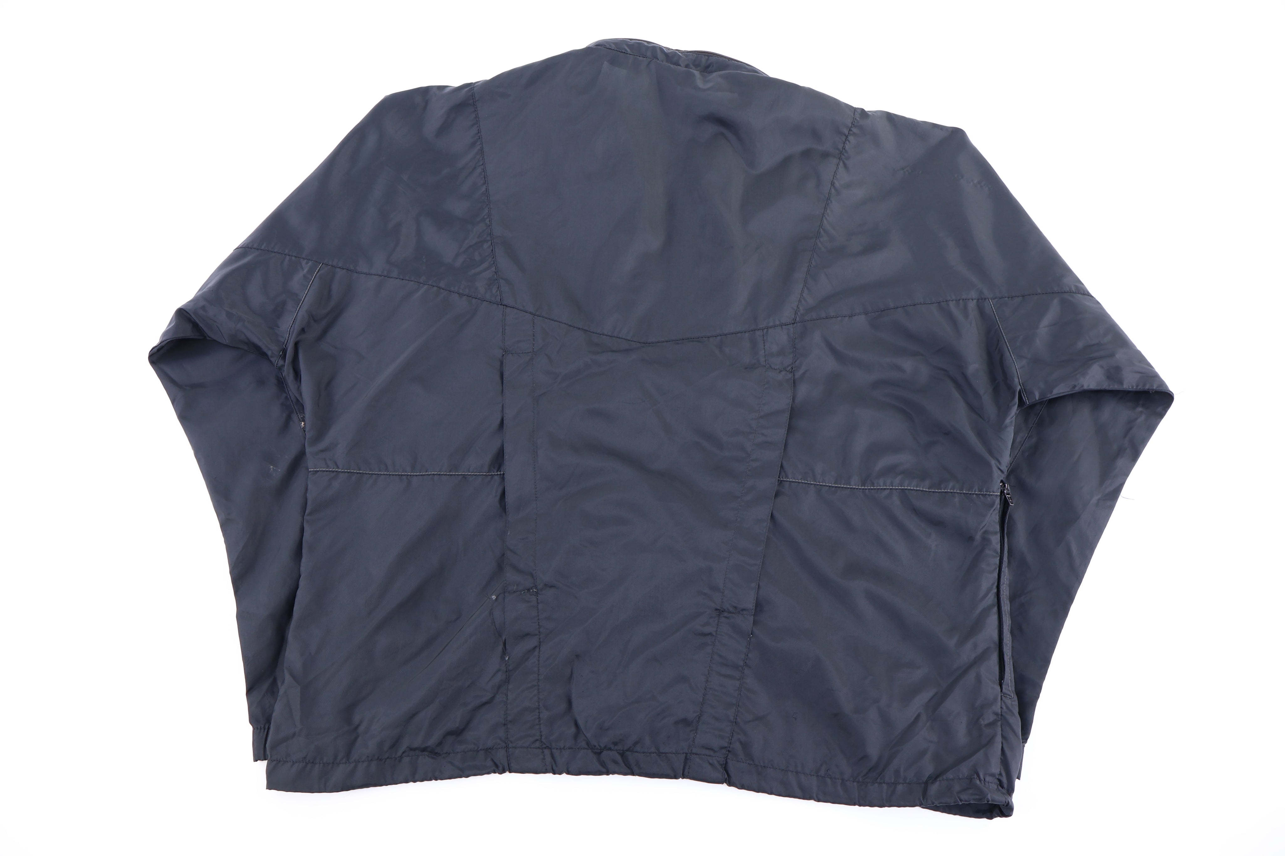 90's Nike Embroidered Logo Full Zip Windbreaker - Jacket - Thrifted Threads