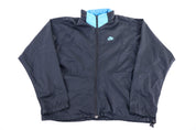 90's Nike Embroidered Logo Full Zip Windbreaker - Jacket - Thrifted Threads