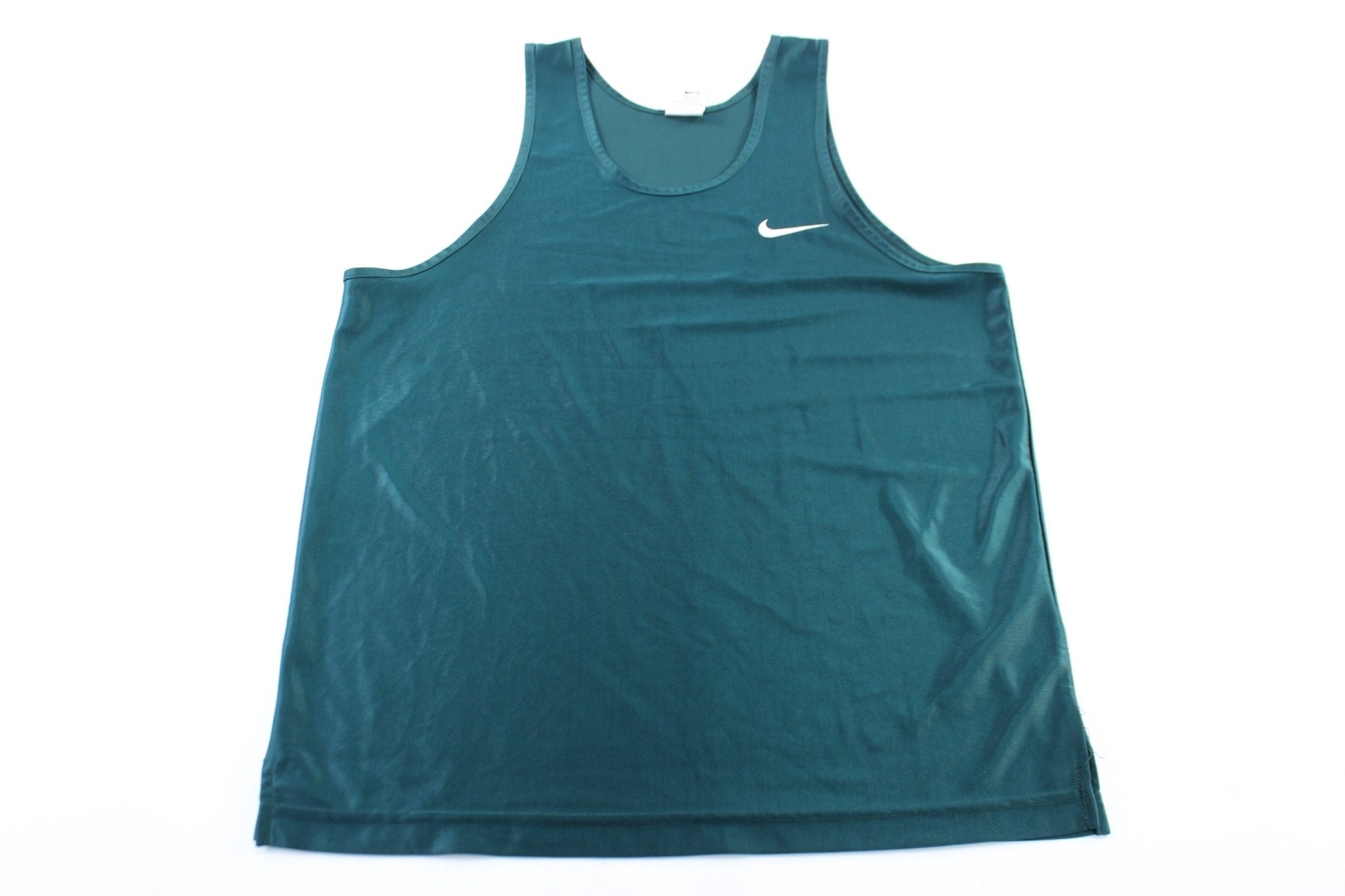 90's Nike Embroidered Logo Green Athletic Tank Top - Jerseys/Tanks - Thrifted Threads