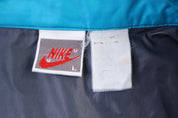 90's Nike Embroidered Logo Grey Full Zip Jacket - Jacket - Thrifted Threads