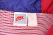 90's Nike Embroidered Logo Multicolor Pullover Windbreaker - Jacket - Thrifted Threads