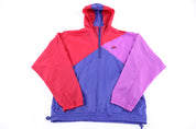 90's Nike Embroidered Logo Multicolor Pullover Windbreaker - Jacket - Thrifted Threads